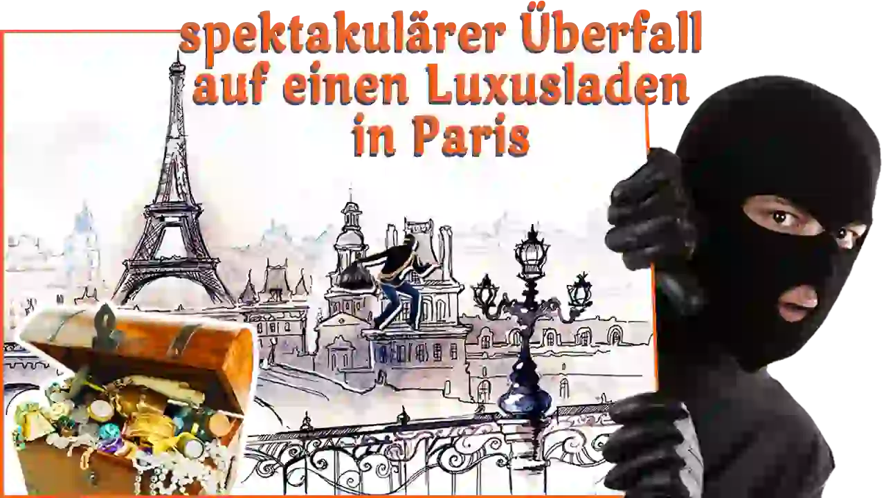 Spektakulärer Überfall auf einen Pariser Luxusladen